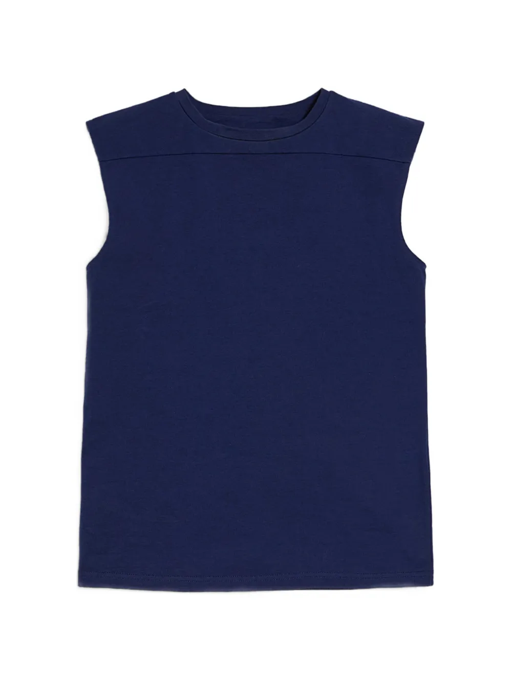 Jil Sander Top con dettaglio cut-out - Blu