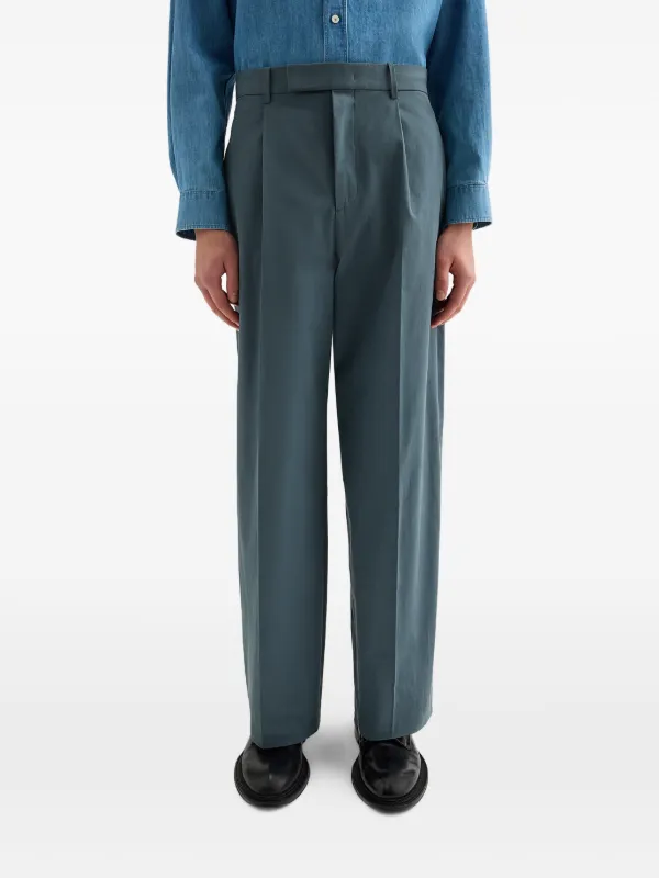 Jil Sander コットンパンツ | ブルー | FARFETCH JP