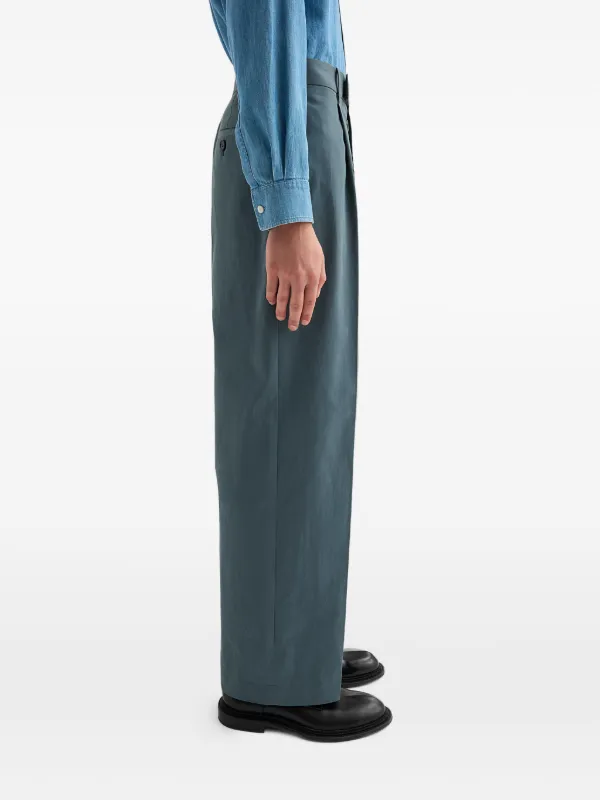 JIL SANDER ジルサンダー コットンパンツ Jil Sander コットンパンツ | ブルー | FARFETCH JP