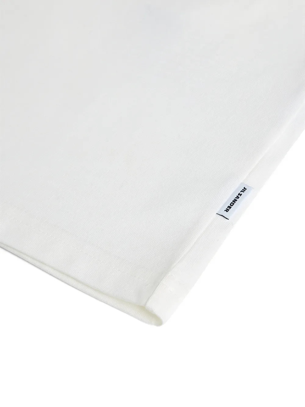 Jil Sander Boxy T-shirt met lange mouwen Wit