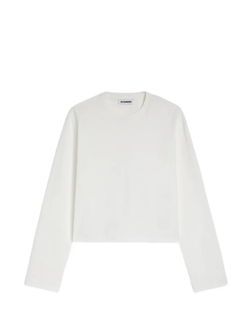 Jil Sander boxy long-sleeve T-shirt - Weiß