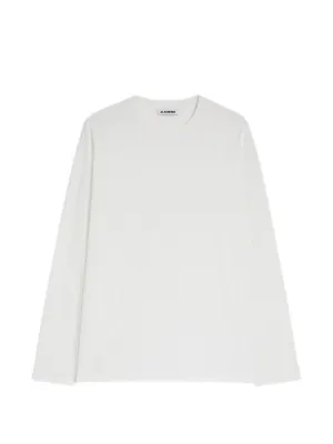 Studio Nicholson ヘンリーネック ロングTシャツ | ホワイト | FARFETCH JP