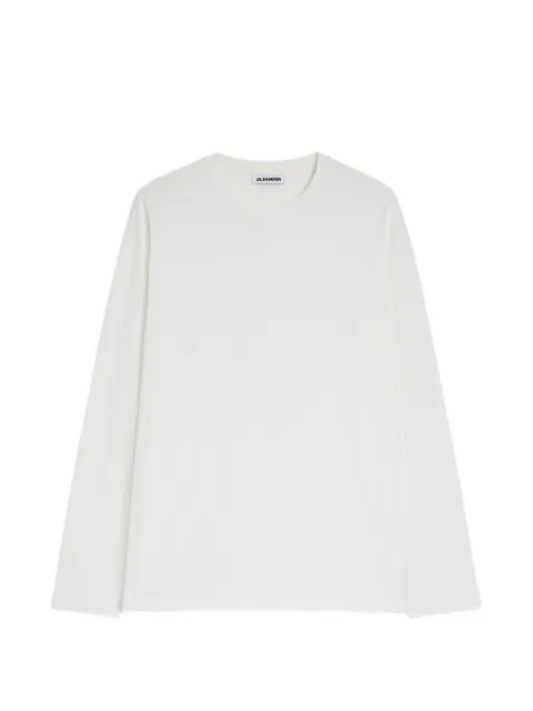 Jil Sander long-sleeves cotton T-shirt