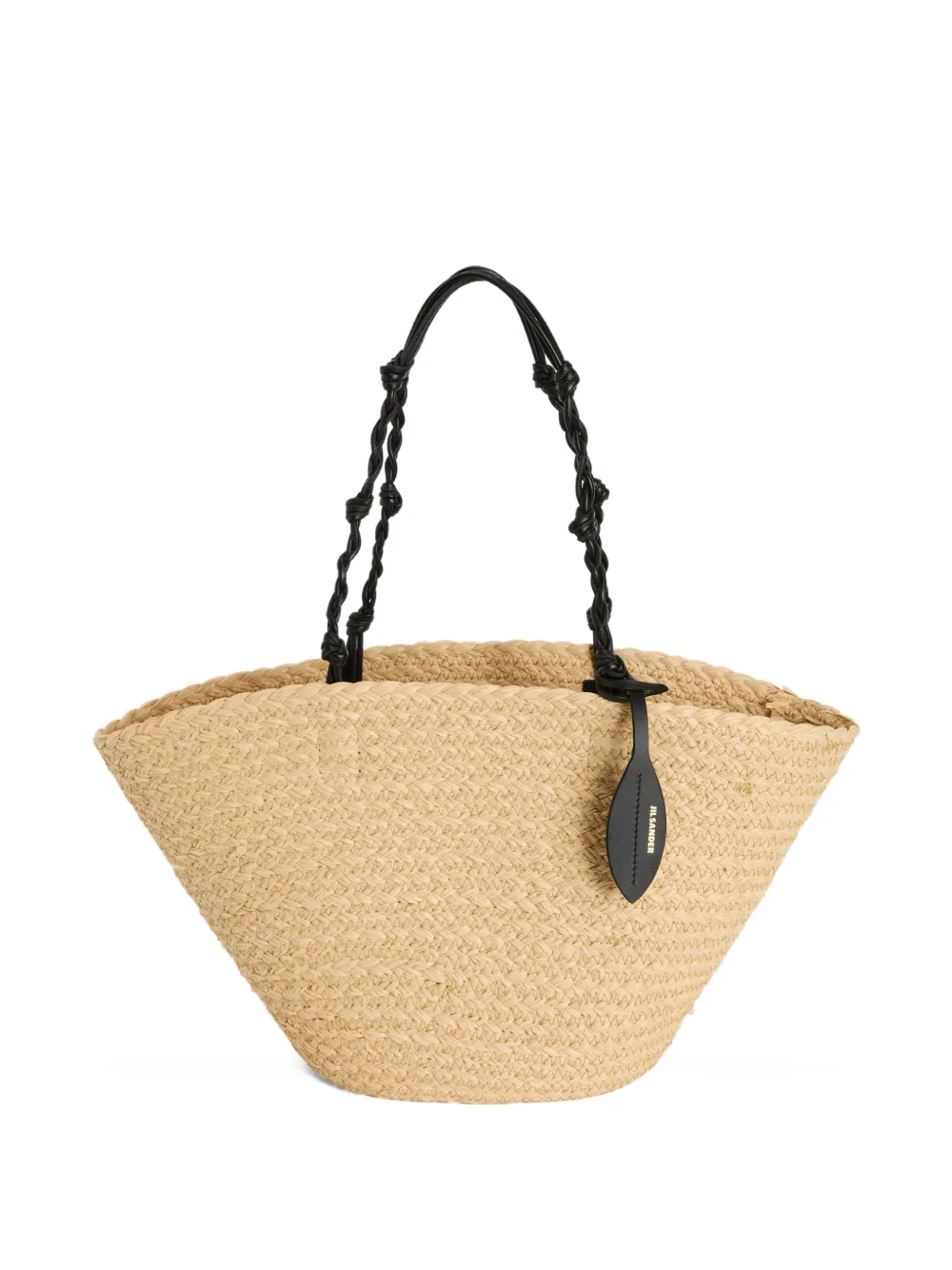 Jil Sander Borsa a secchiello Tangle con logo - Toni neutri