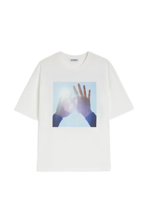 Jil Sander クルーネック Tシャツ | ホワイト | FARFETCH JP