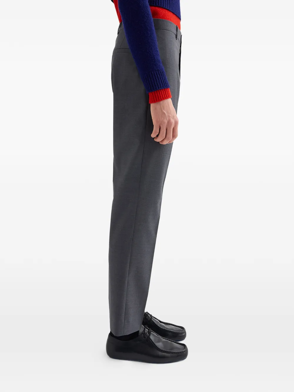  Jil Sander Pantalon En Popeline à Taille élastiquée - Gris 