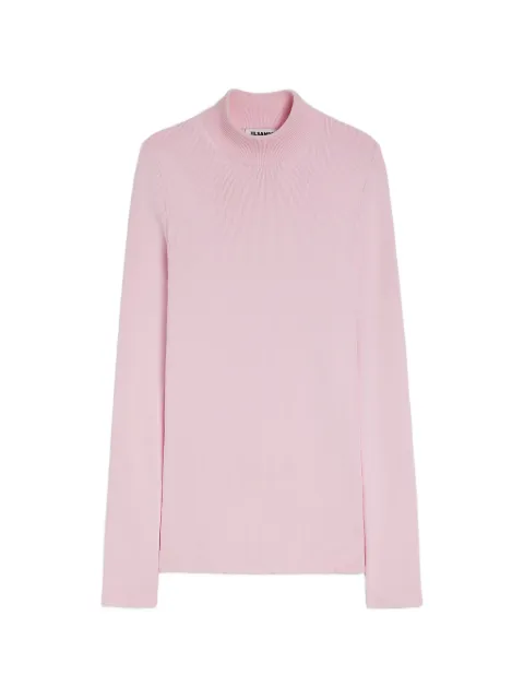 Jil Sander ribbed mock-neck sweater