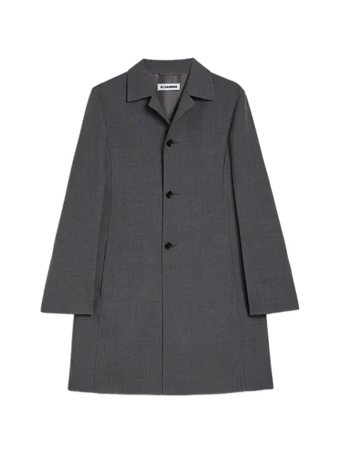 Jil Sander однобортное пальто