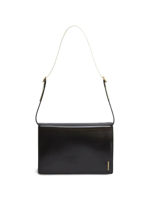 Jil Sander bolsa de hombro File pequeña de piel