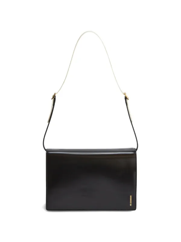 Jil Sander File Small Bag in Black