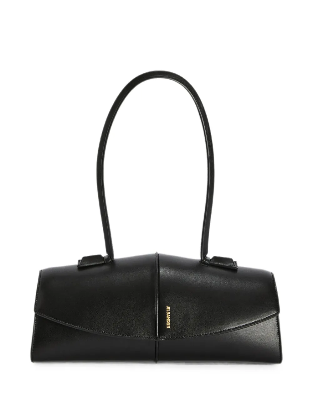Jil Sander Linea レザーショルダーバッグ | ブラック | FARFETCH JP