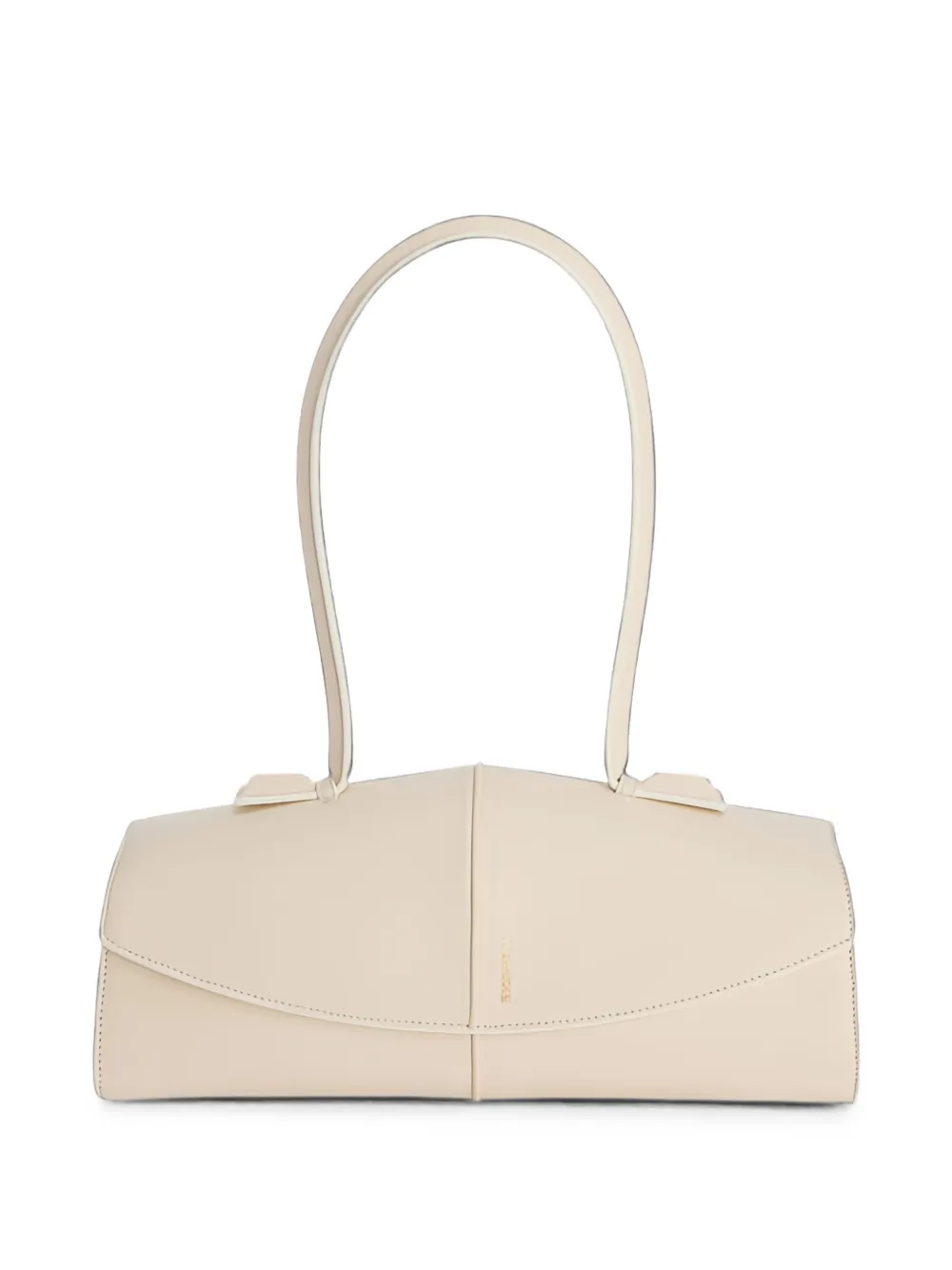 Jil Sander Linea leren schoudertas Beige