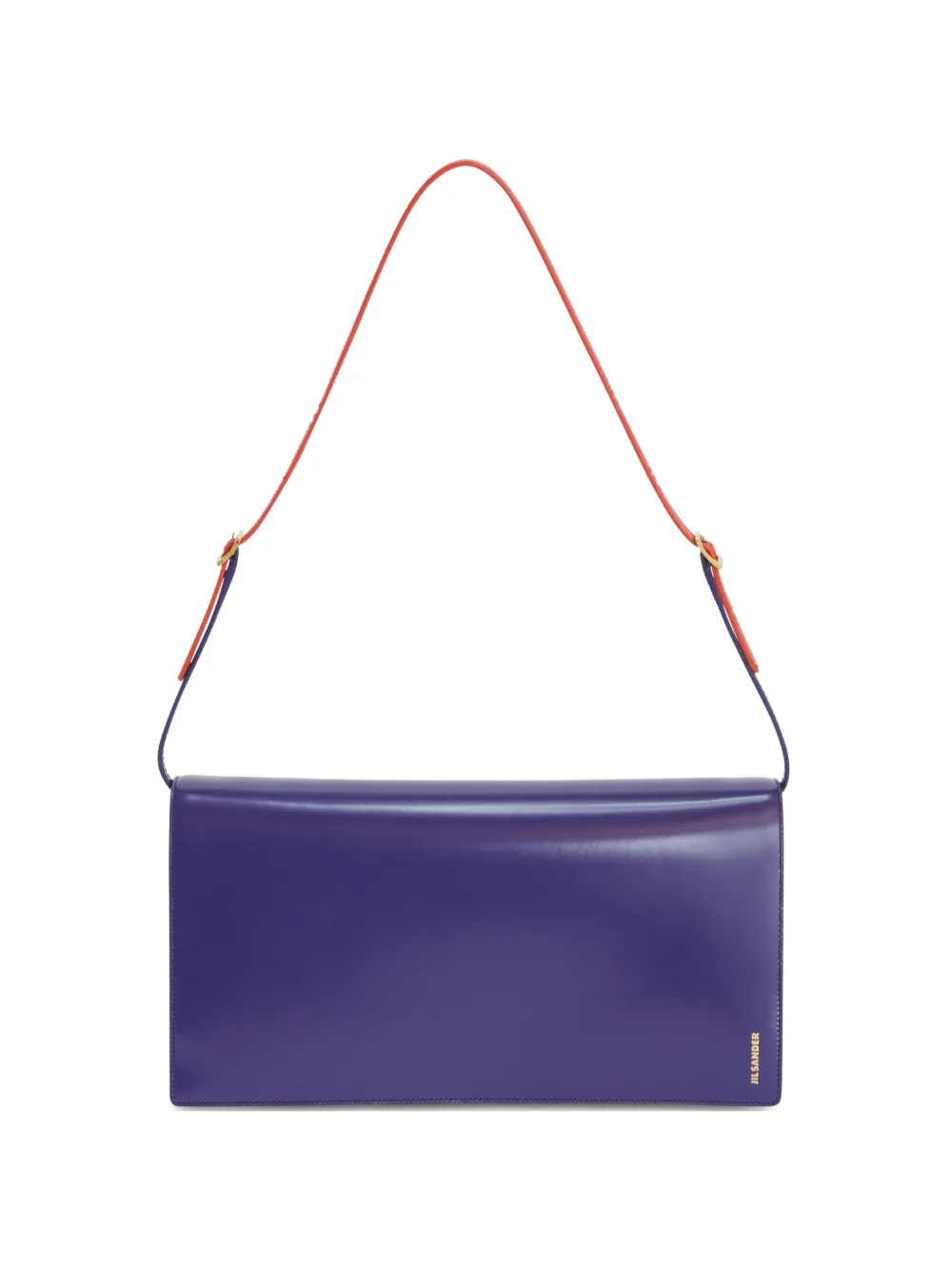 Jil Sander Borsa a spalla File media in pelle - Viola