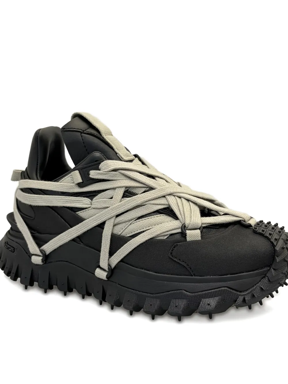 Rick Owens x Moncler Trailgrip Megalace sneakers Zwart