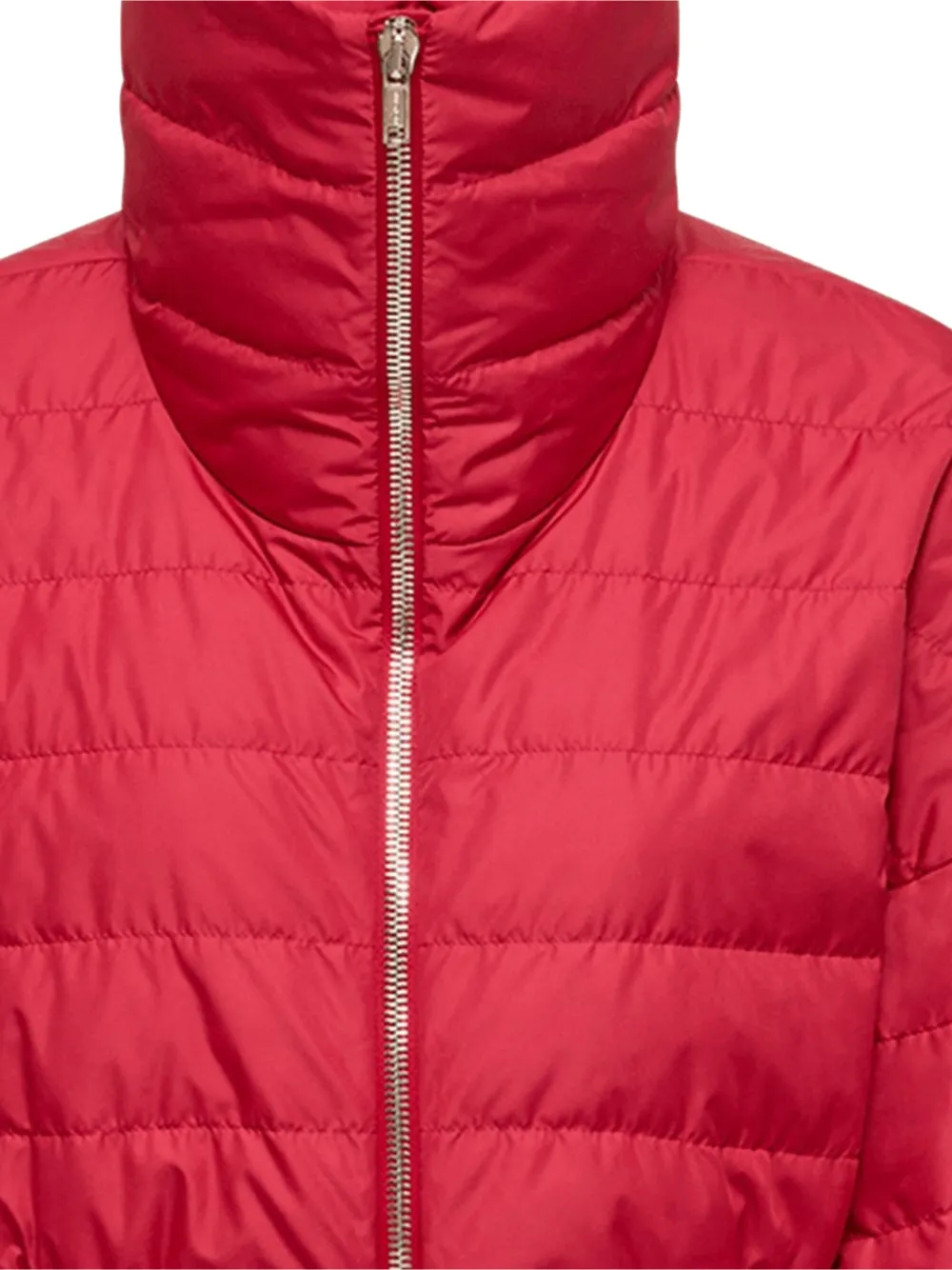 Moncler x Rick Owens gewatteerd jack met hoge hals Rood