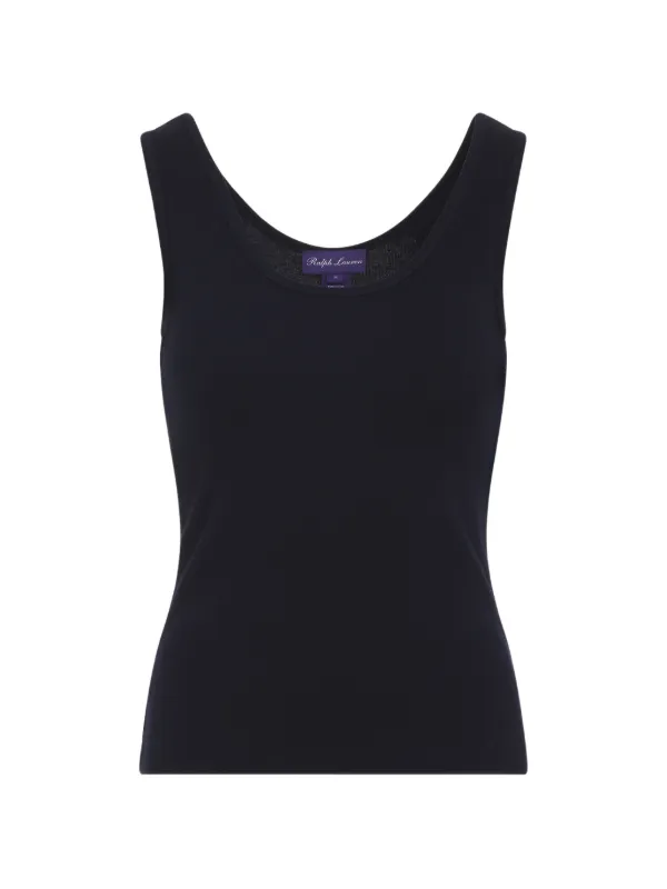 Ralph Lauren Collection V-neck Tank Top in Blue