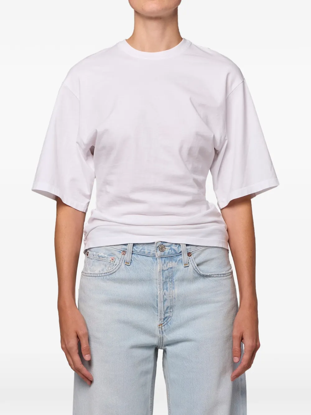  Agolde Camiseta Storey - Blanco 
