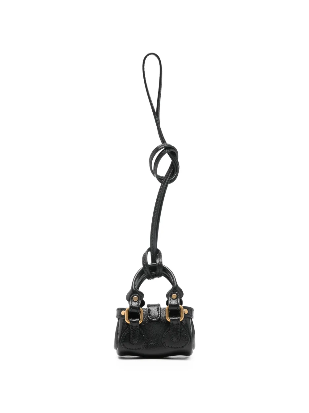  Chloé Bag-charm Key Chain - Black 