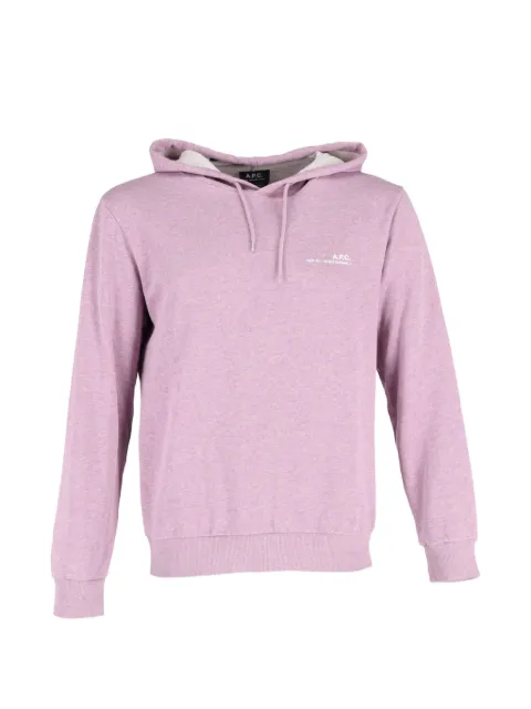 A.P.C. logo hoodie