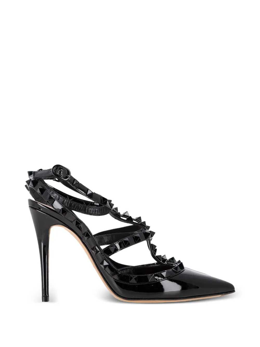 Valentino Garavani Pre-Owned Rockstud caged sandals - Nero