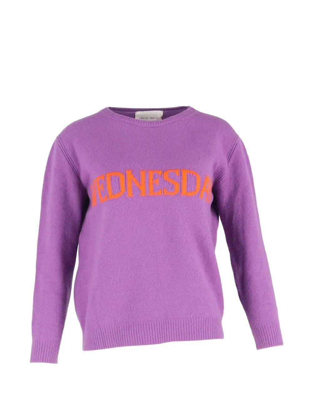 Alberta Ferretti Vintage crew-neck sweater - Violett