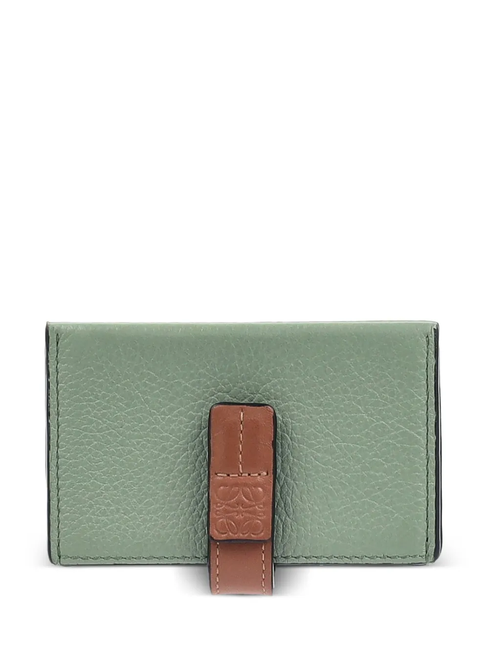 Loewe Pre-Owned Accordion leather wallet - Verde