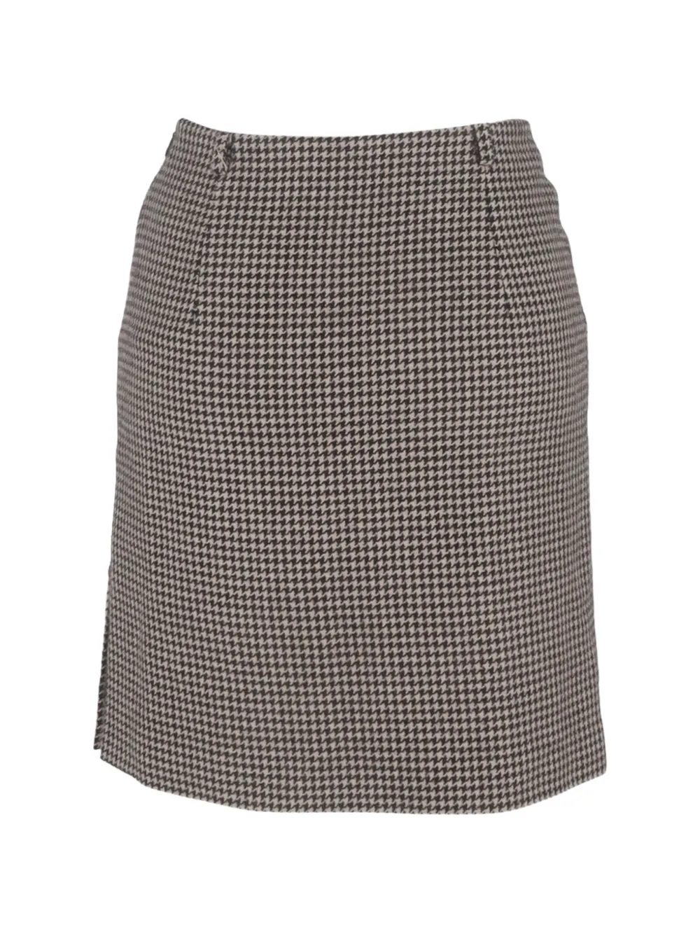 Max Mara houndstooth-print mini skirt - Toni neutri