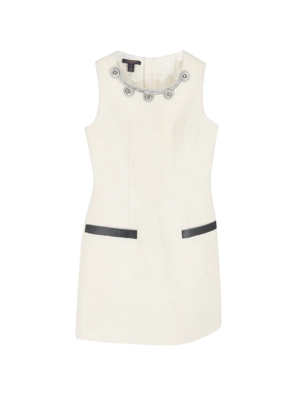Louis Vuitton Pre-Owned chain-embellished dress - Bianco