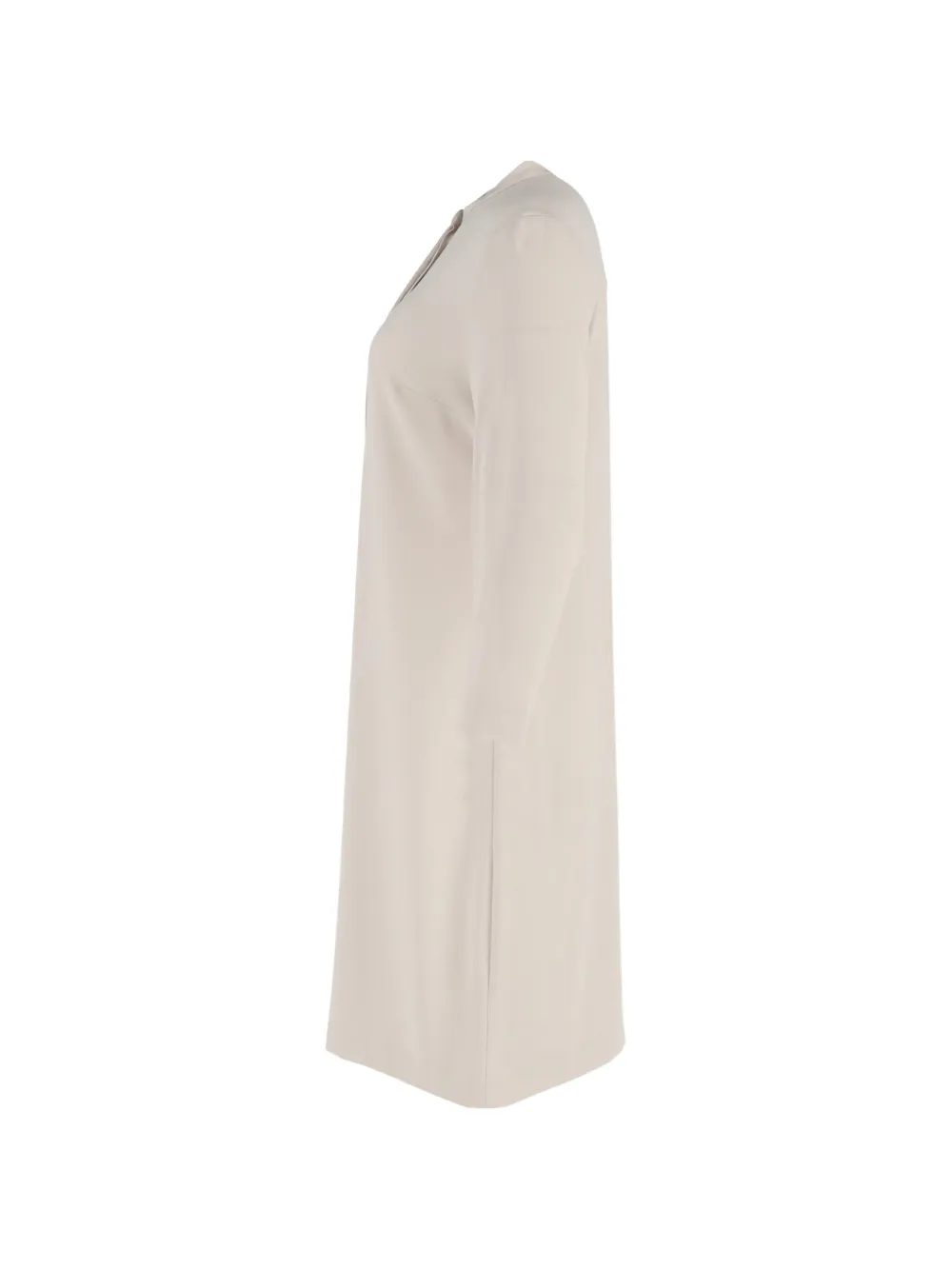  Escada Pre-owned Mandarin-collared Dress - Neutrals 