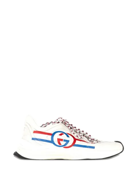 Gucci Pre-Owned Run logo-print sneakers