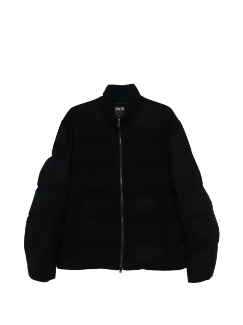 Zegna zip-fastening long-sleeve jacket