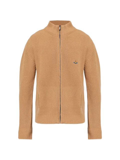 Vivienne Westwood Fisherman zip embroidered sweater