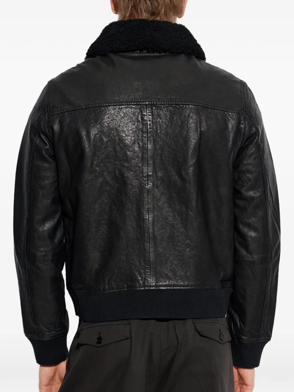 Vaucluse Leather Aviator Jacket