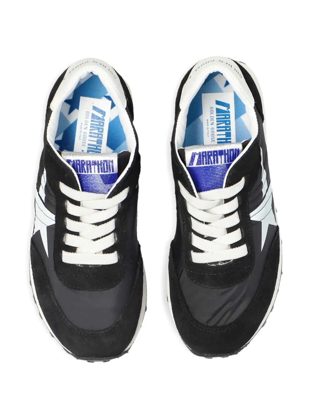 Golden Goose Kids star-motif sneakers Zwart