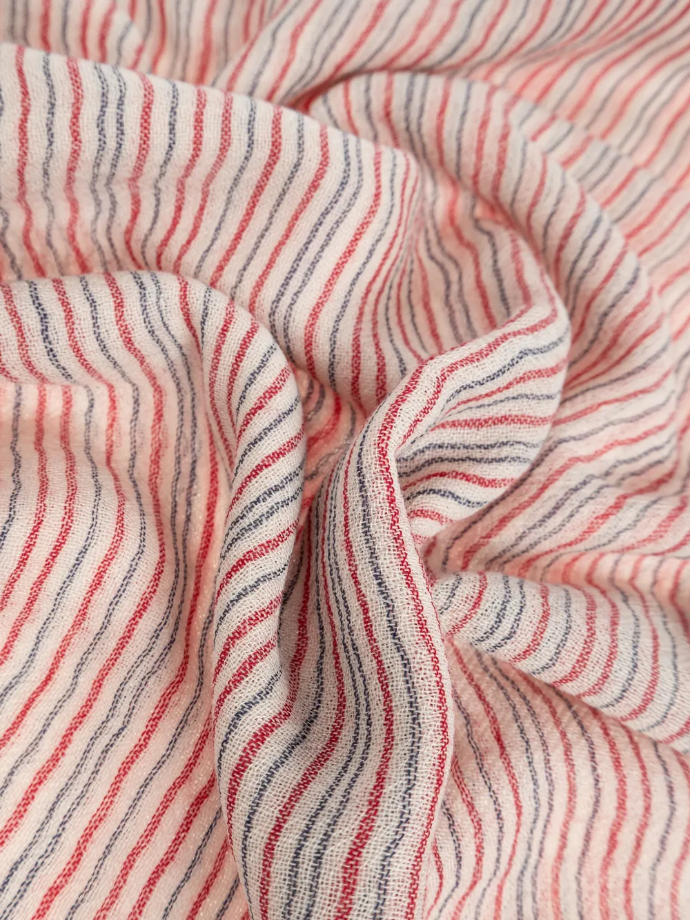 Zenila Striped Fringed Scarf