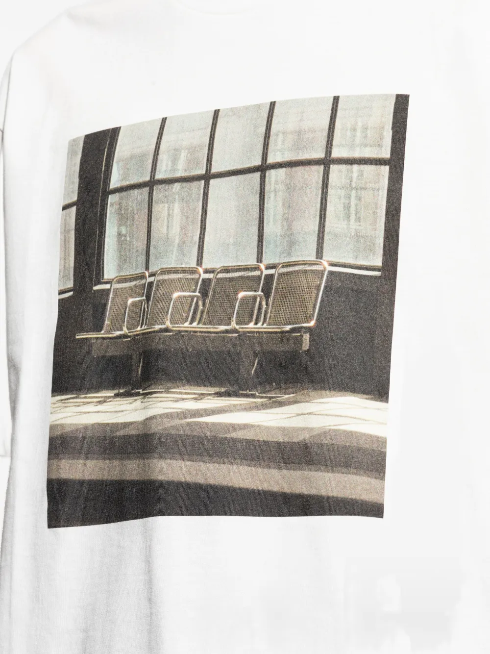 Jil Sander T-shirt met grafische print Wit