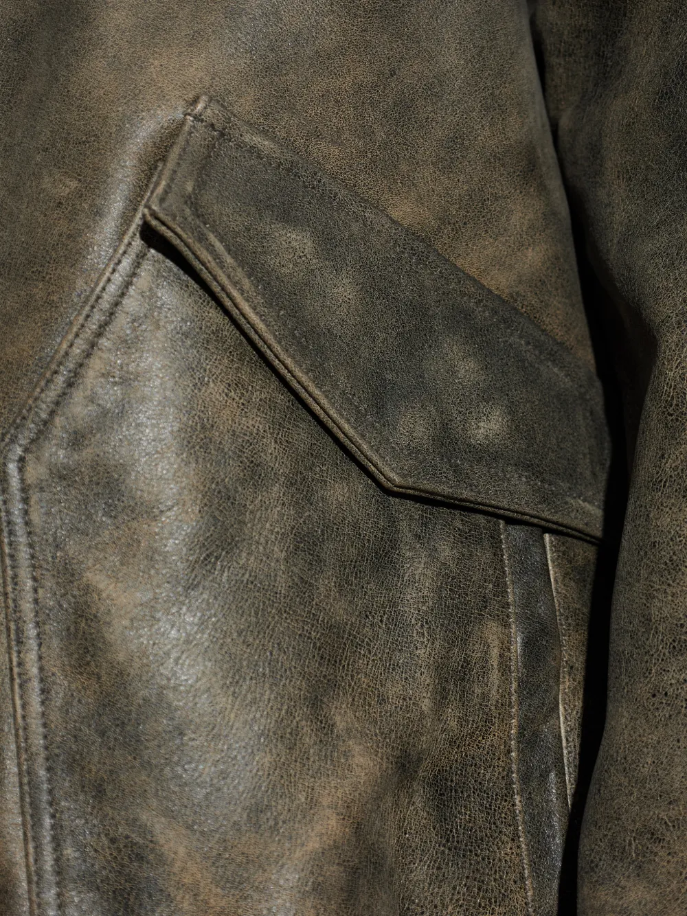 Marland Aviator Leather Jacket