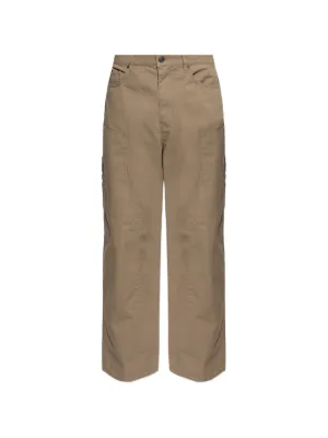 タ*シ様 A/W 1998 C.P. COMPANY Trousers C.P. Company Micro-Reps Boxy Trousers | Neutrals | FARFETCH ZA