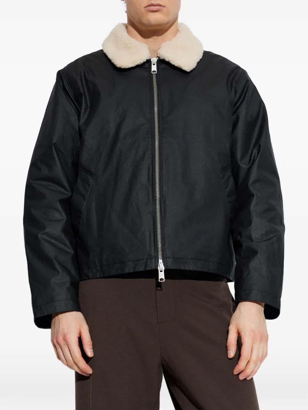  Allsaints Boston Waxed Jacket - Black 