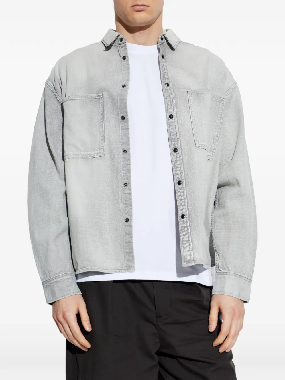  Allsaints Pocket Shirt - Grey 