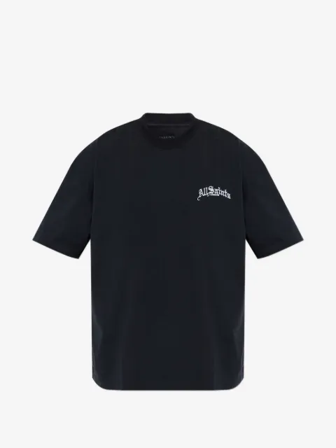 AllSaints logo-print short-sleeve T-shirt