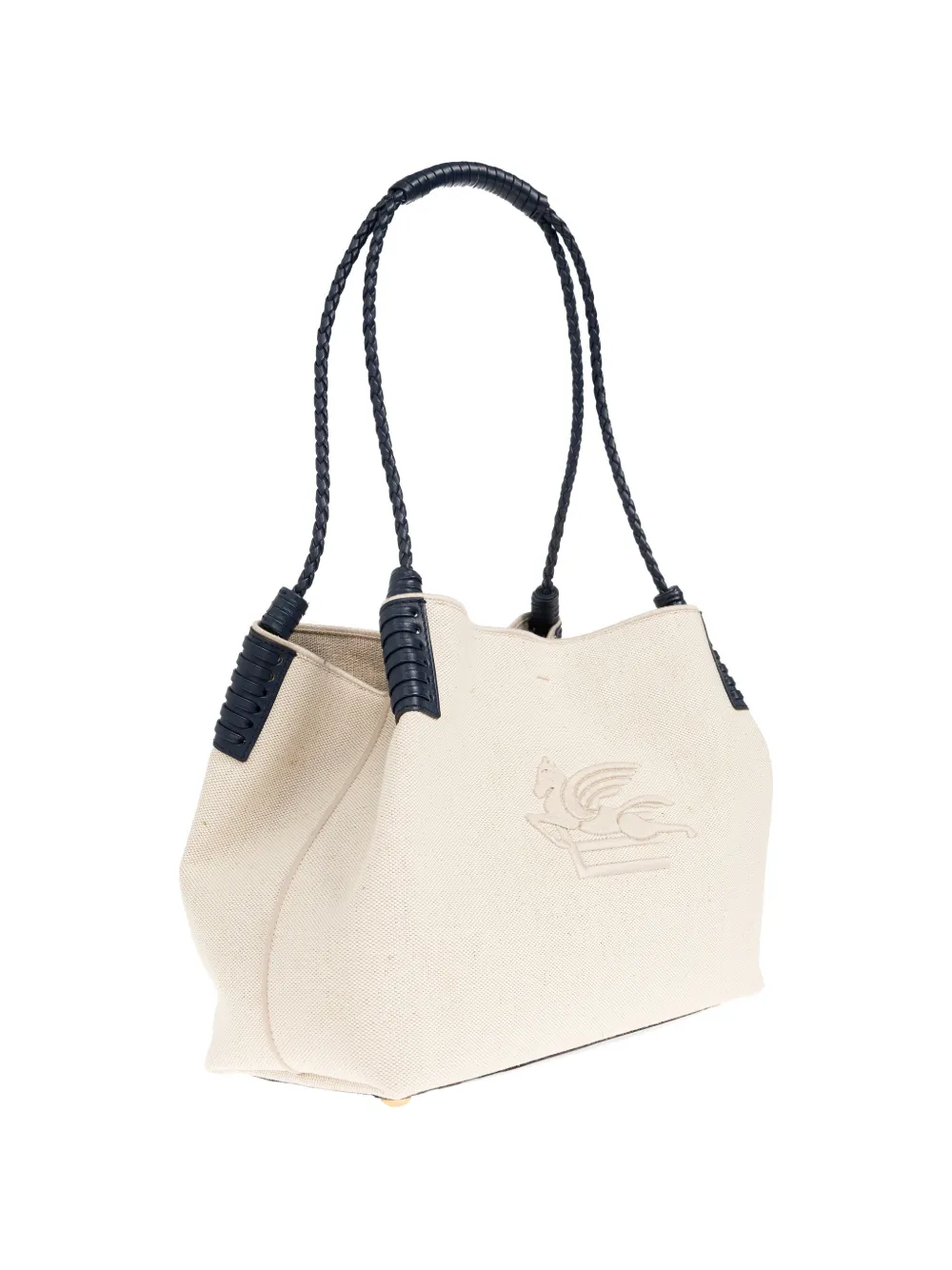 ETRO Medium Libra canvas shopper Beige