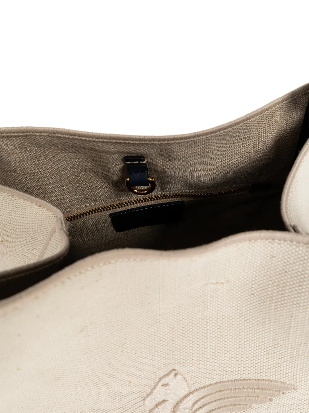 ETRO Medium Libra canvas shopper Beige