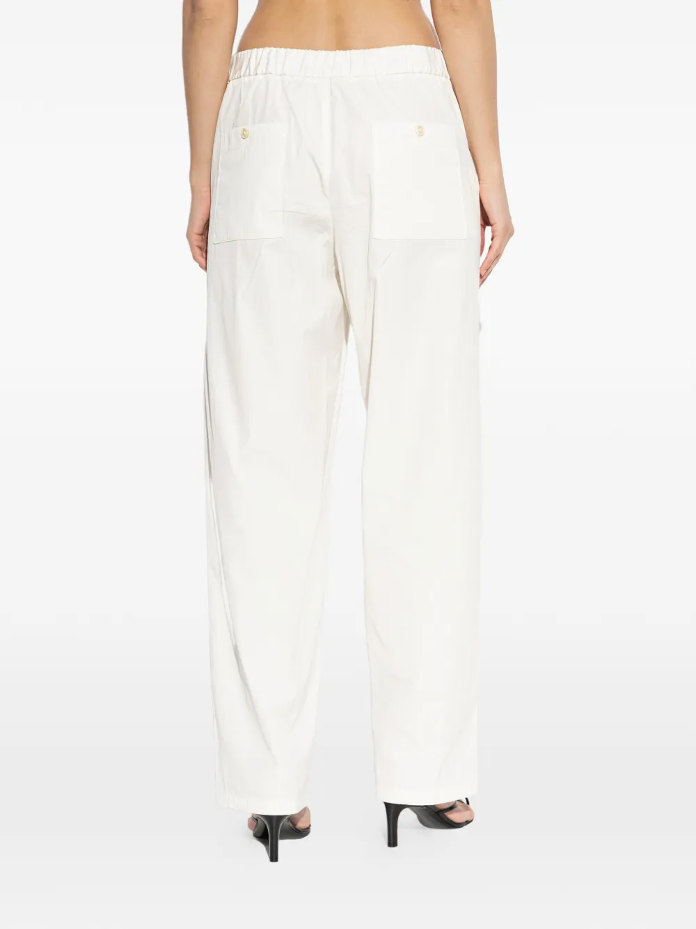 JIL SANDER+ Broek met opgestikte zak Wit