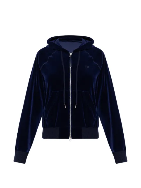 TOM FORD hooded zip knitwear