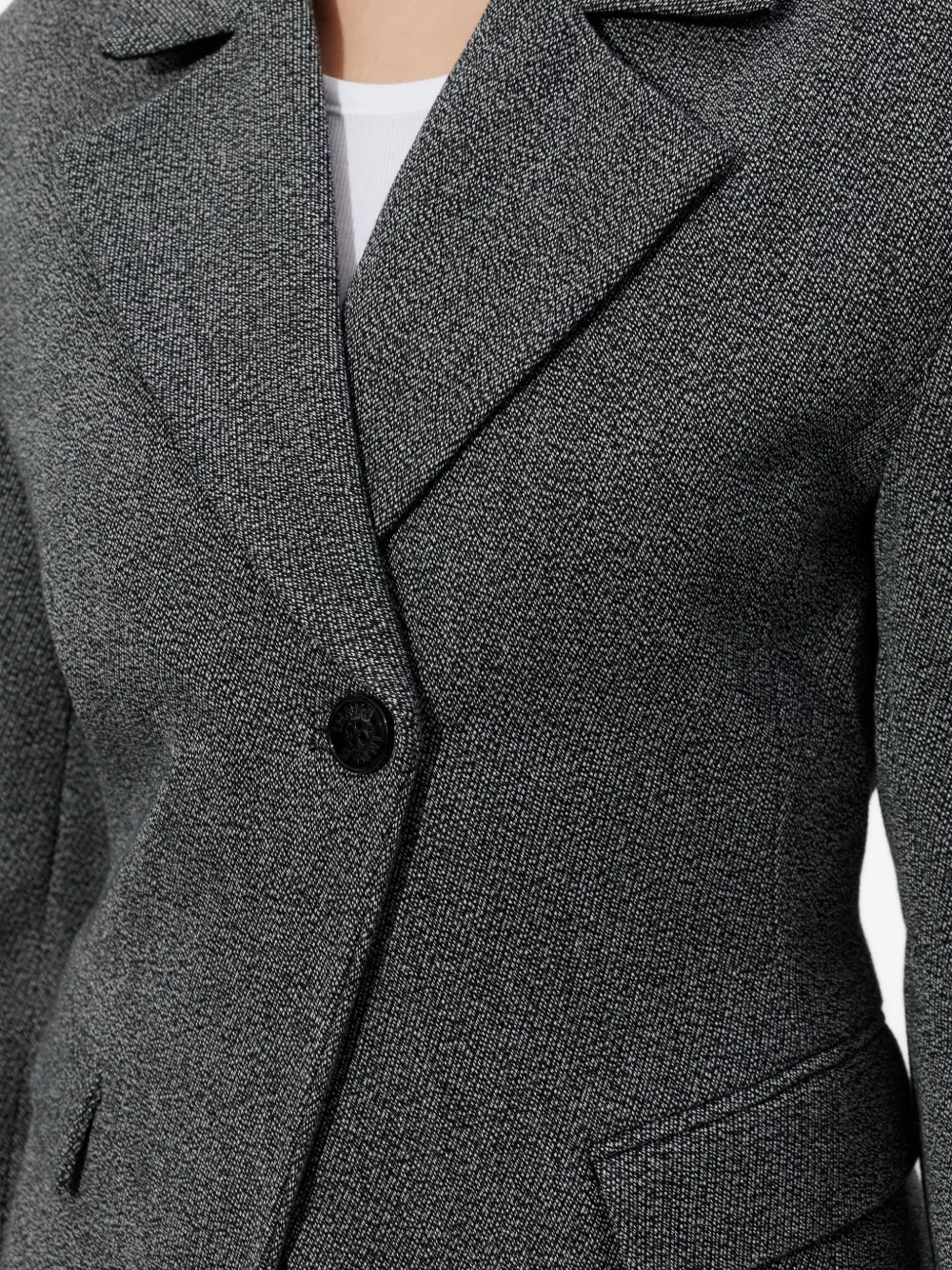 GANNI Blazer met knopen Grijs