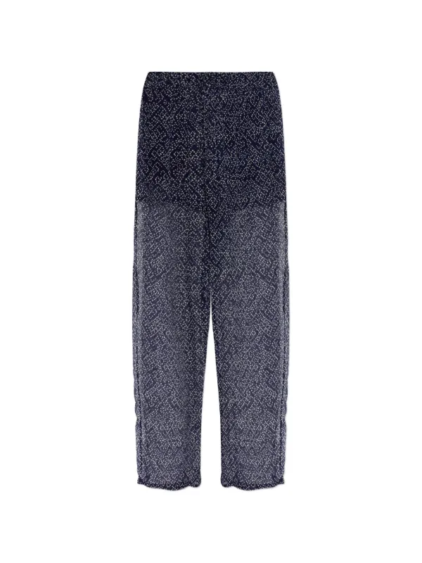 Marant Étoile Lydna Printed Trousers in Blue