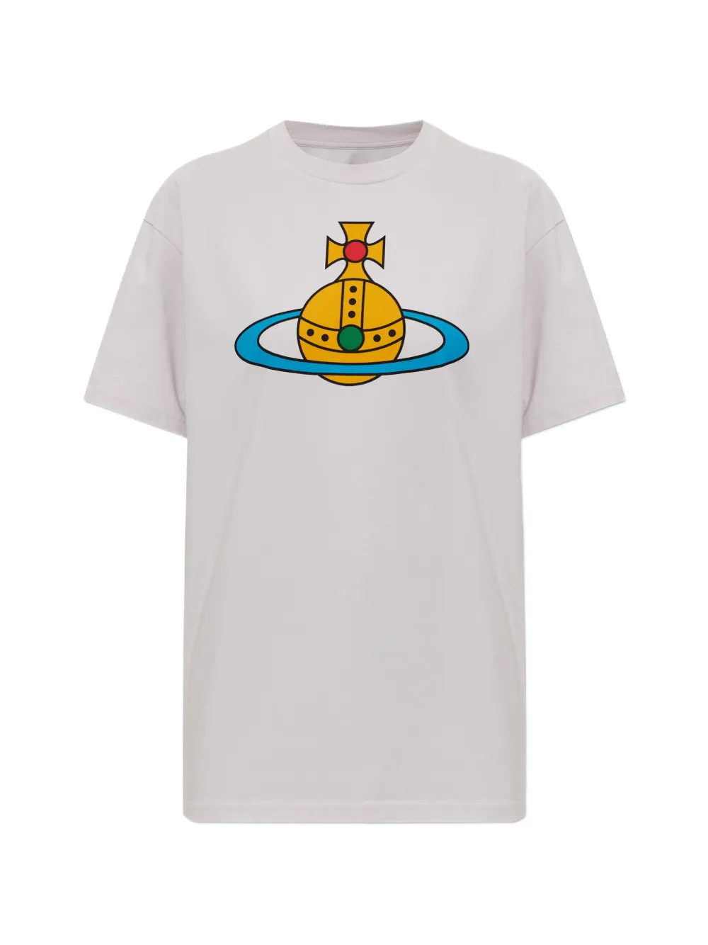 Vivienne Westwood orb graphic T-shirt - Toni neutri