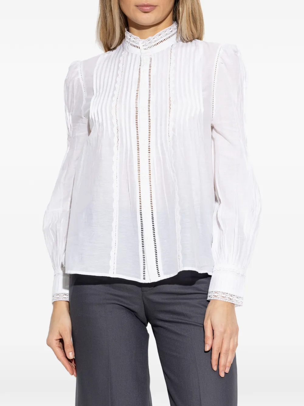  Zadig&voltaire Lace-panelled Blouse - White 
