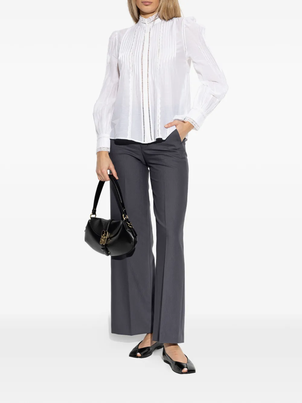  Zadig&voltaire Lace-panelled Blouse - White 